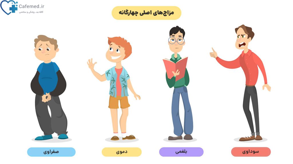 همه چیز درباره مزاج‌های اصلی چهار گانه