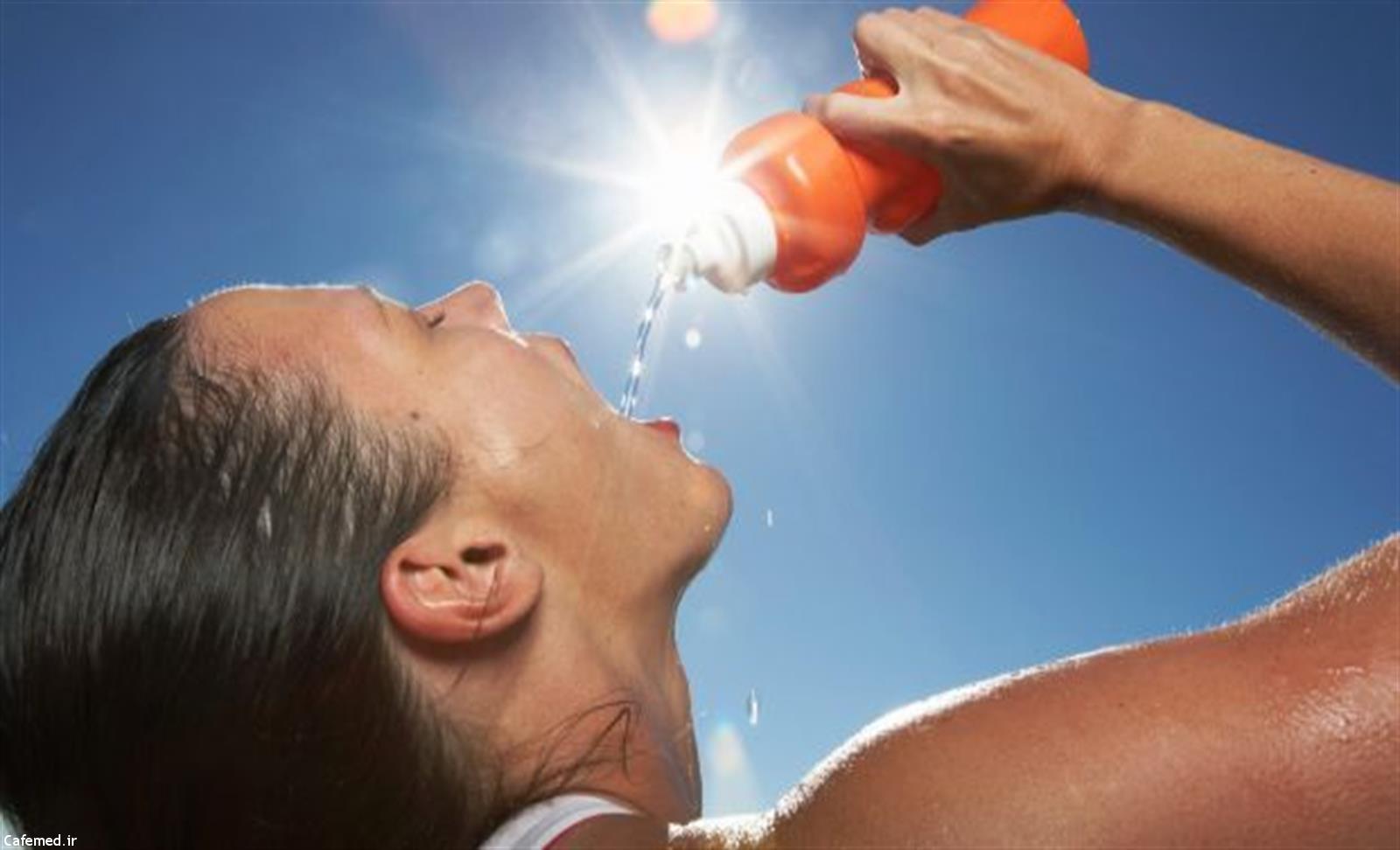 نتیجه تصویری برای ‪hot weather drink more water‬‏
